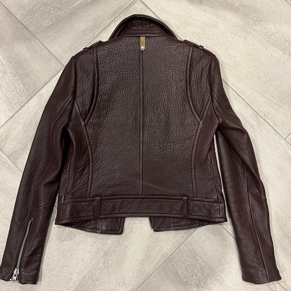 Aritzia Mackage Rumer Jacket Merlot Size XS - Picture 3 of 11